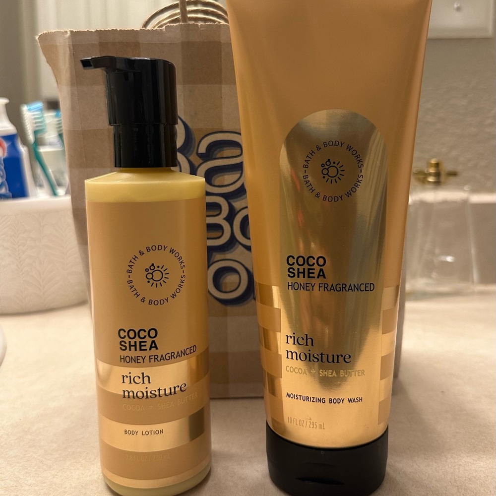 New! Bath and body works CocoShea set